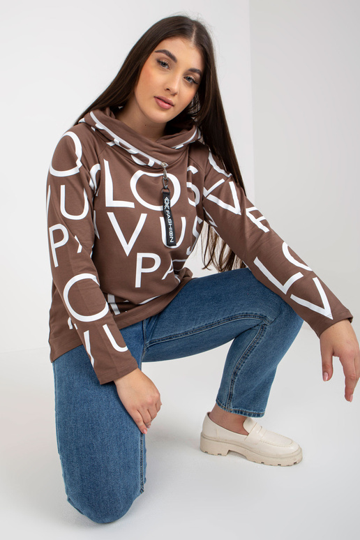 Rudas moteriškas didelio dydžio... Rudas moteriškas didelio dydžio...