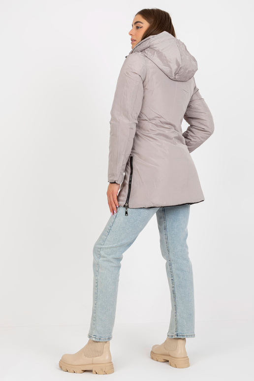 Juodos ir smėlio spalvos dvipusė...