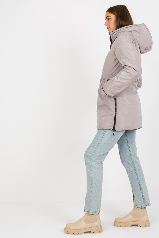 Juodos ir smėlio spalvos dvipusė...