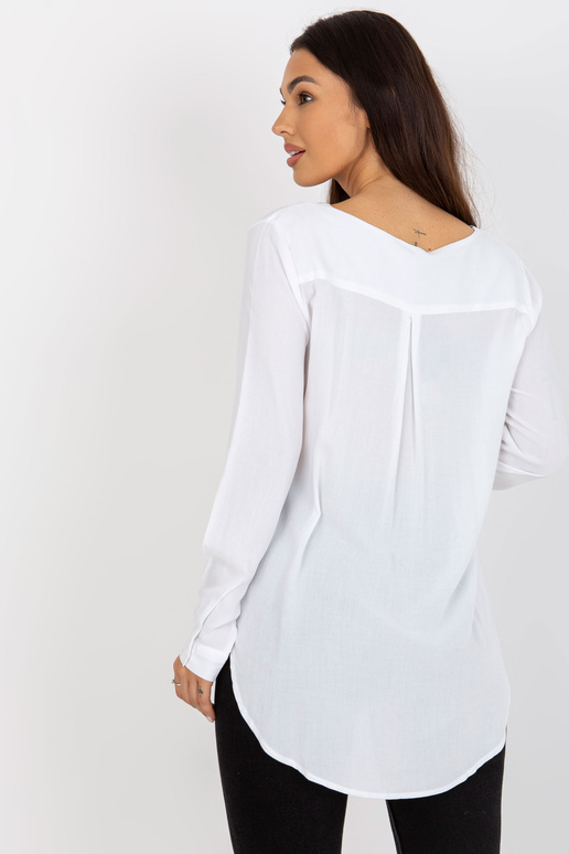 Balta asimetrinė palaidinė iš... Balta asimetrinė palaidinė iš...