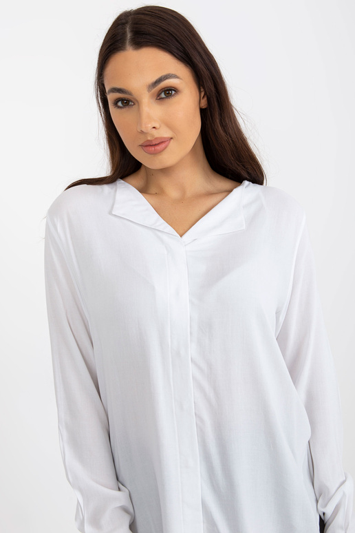 Balta asimetrinė palaidinė iš... Balta asimetrinė palaidinė iš...