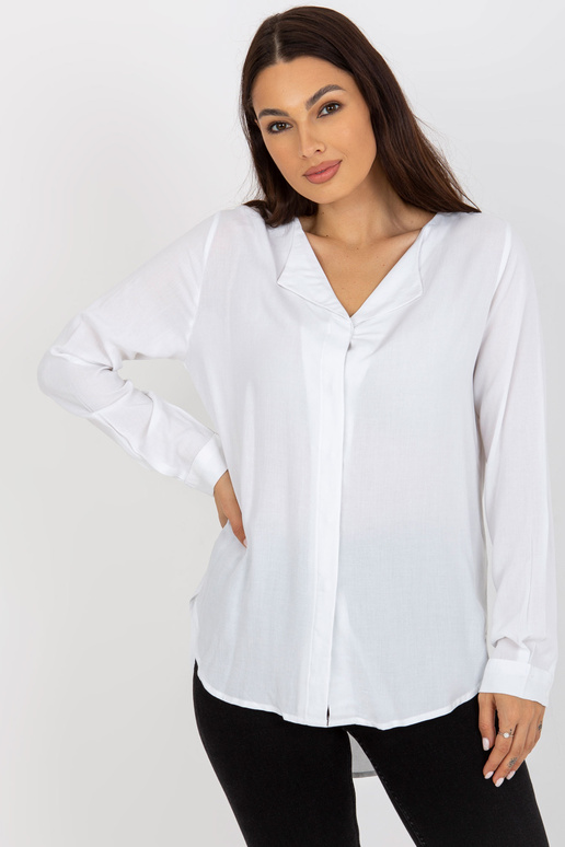 Balta asimetrinė palaidinė iš... Balta asimetrinė palaidinė iš...