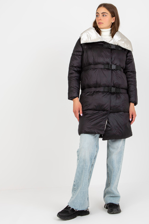 Juodos ir smėlio spalvos pūkinė...