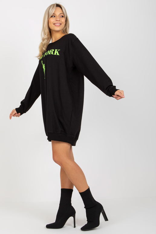 Bluza VI-BL-3212.15X JUODA/ŽALIA Bluza VI-BL-3212.15X JUODA/ŽALIA