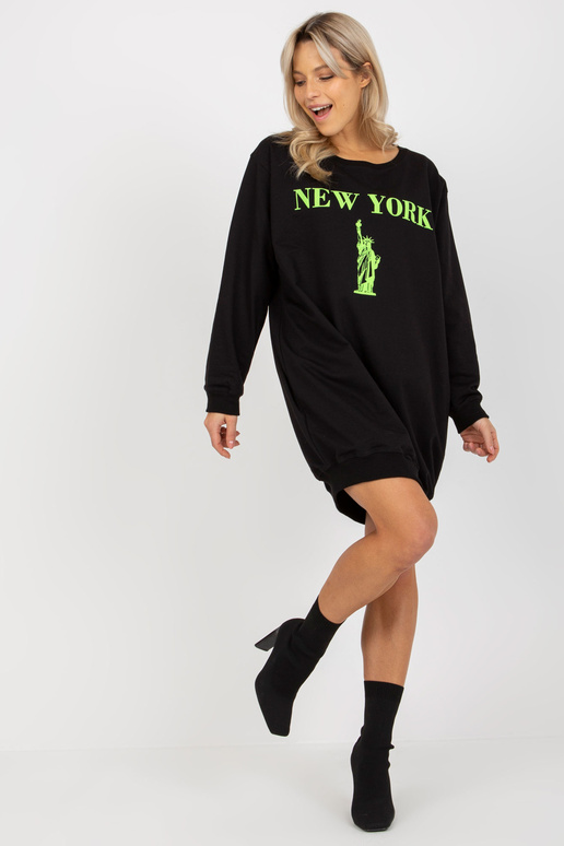 Bluza VI-BL-3212.15X JUODA/ŽALIA Bluza VI-BL-3212.15X JUODA/ŽALIA