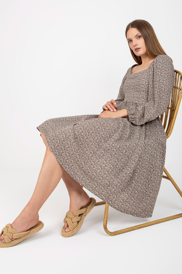 Smėlio spalvos midi suknelė...