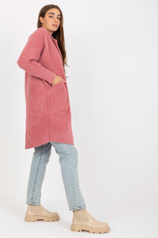 Purvinas rožinis moteriškas alpakų...