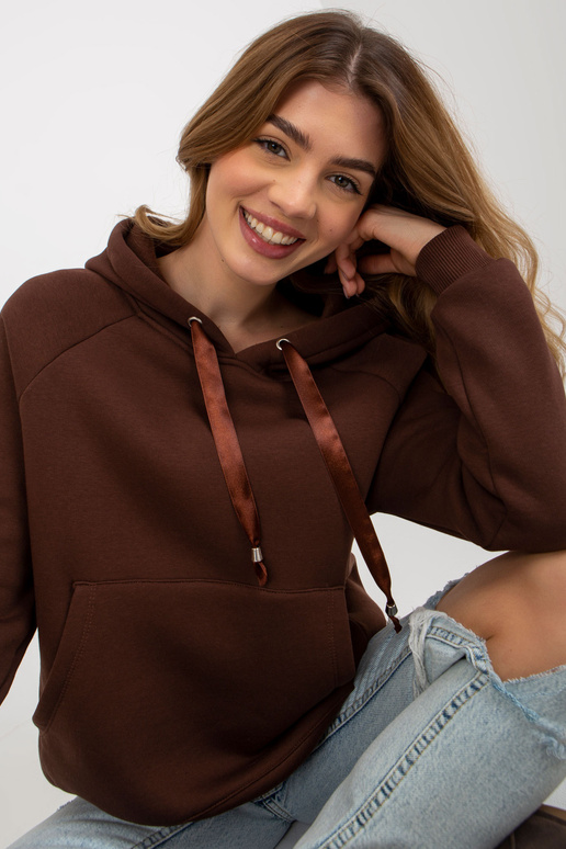 Tamsiai rudi kengūros megztiniai su...