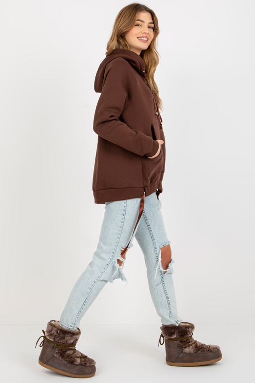 Tamsiai rudi kengūros megztiniai su...