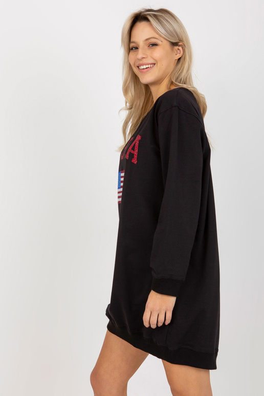 Bluza VI-BL-3192.23P JUODAS Bluza VI-BL-3192.23P JUODAS