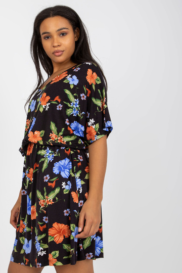 Juoda ir mėlyna gėlėta...