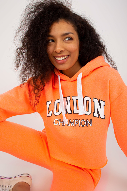 Fluo oranžinių megztinių komplektas...