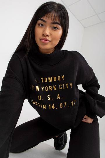 Juodi megztiniai su raštu... 2