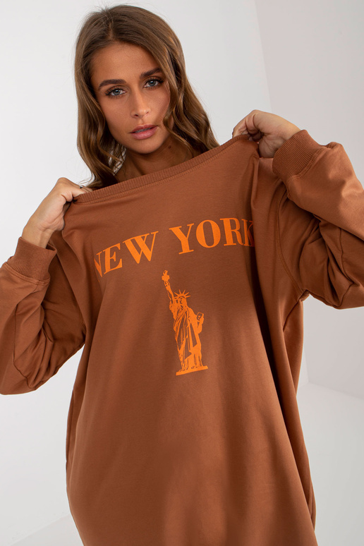 Bluza VI-BL-3212.15X L.RUDA/ORANŽINĖ Bluza VI-BL-3212.15X L.RUDA/ORANŽINĖ