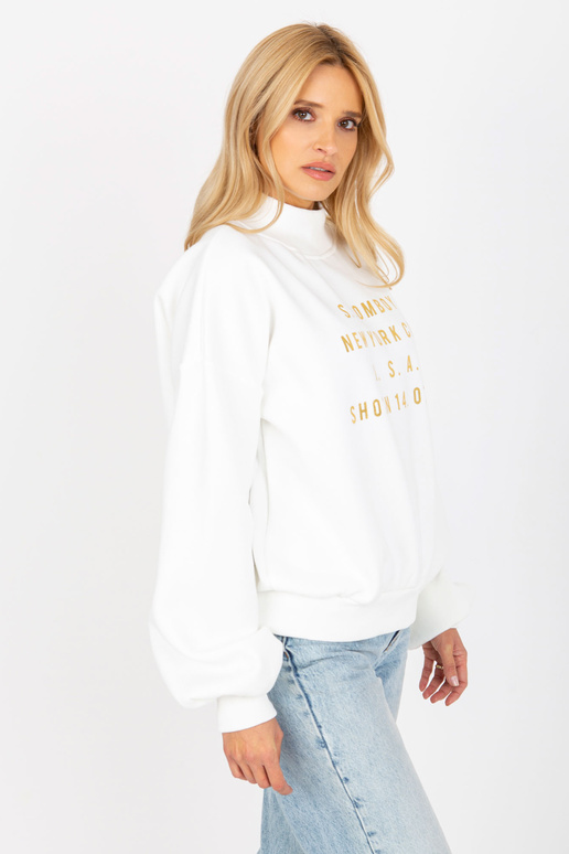 Ecru Cotton Ladies Spausdinti megztiniai Ecru Cotton Ladies Spausdinti megztiniai
