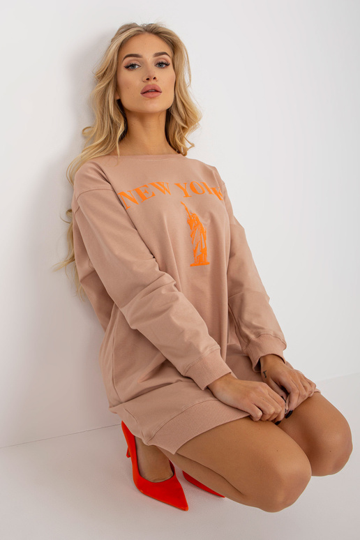 Bluza VI-BL-3212.15X BEIGE/ORANŽINĖ