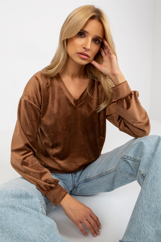 Bluzka-RP-BZ-8188.22X-ciemny brazowy