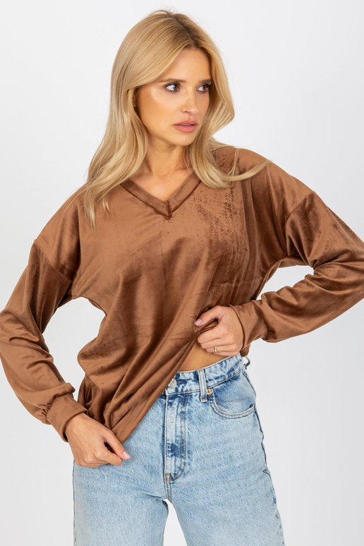 Bluzka-RP-BZ-8188.22X-ciemny brazowy