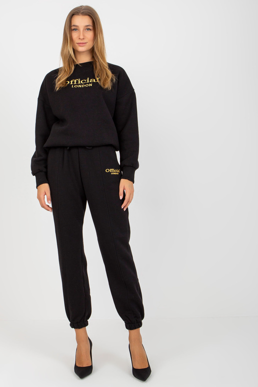 Juodas dviejų dalių megztinių...