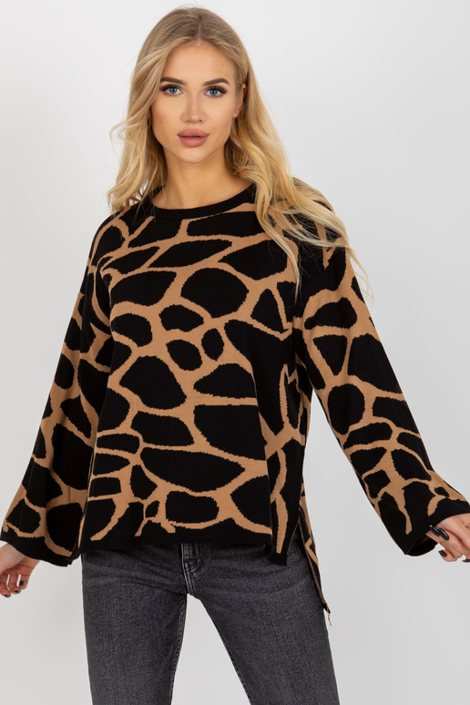 Camel Black raštuotas plačiomis...