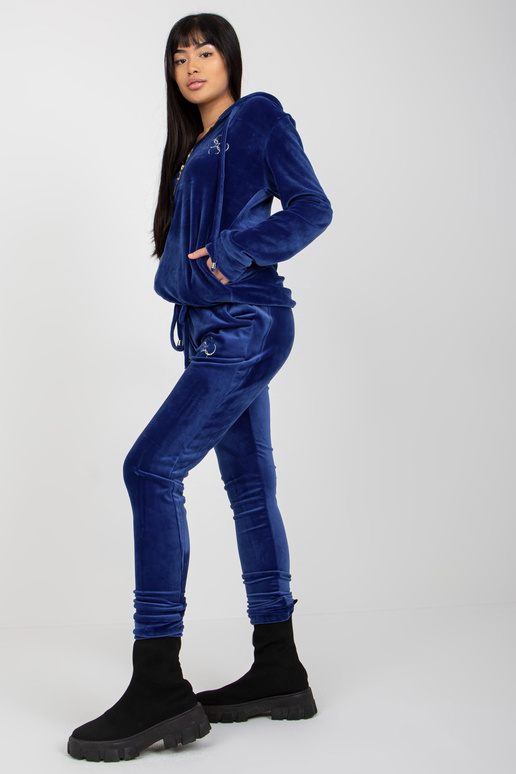 Moteriškas kobalto veliūrinis...