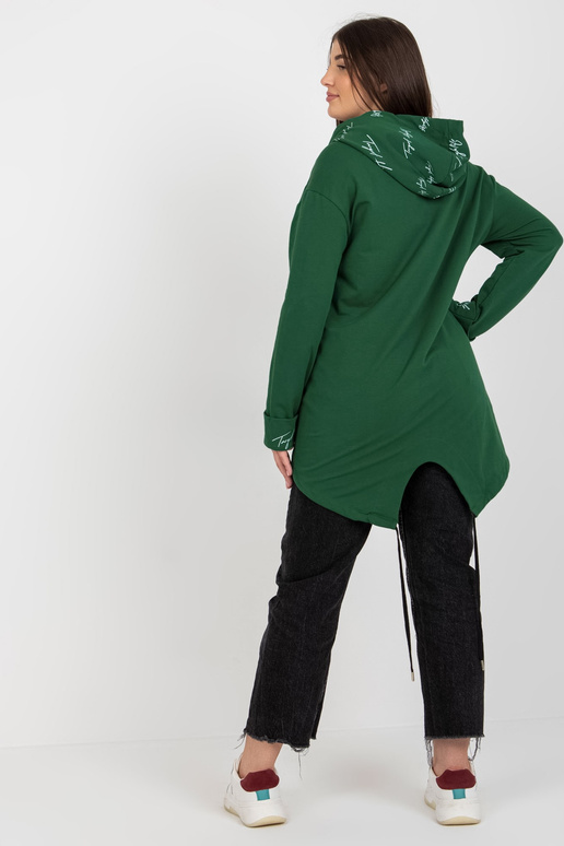 Tamsiai žalias plius dydžio megztinis...