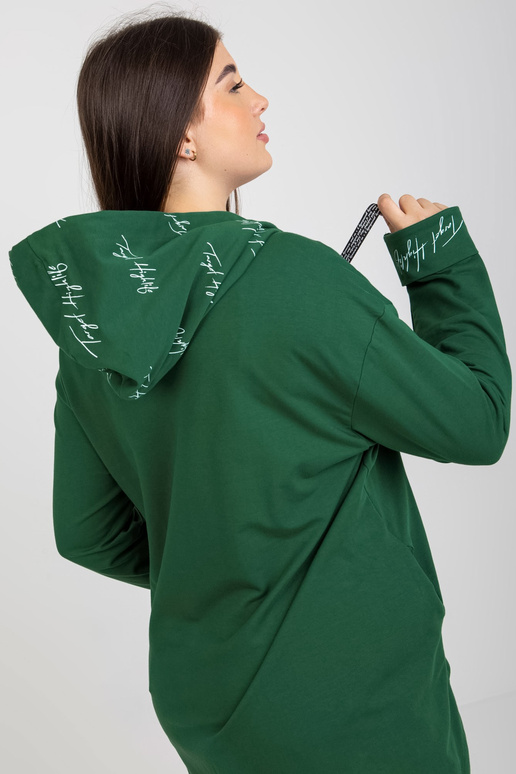 Tamsiai žalias plius dydžio megztinis...