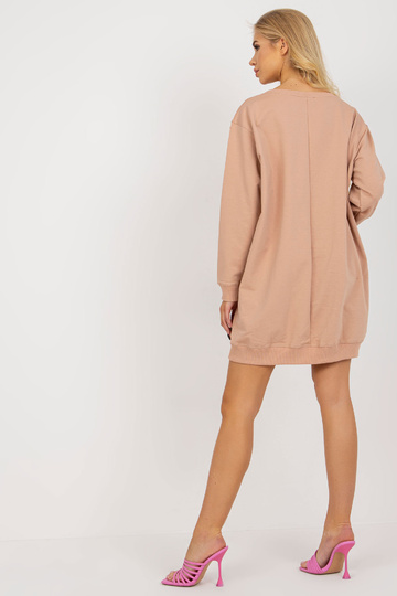 Bluza VI-BL-3212.15X BEIGE/ROŽINĖ