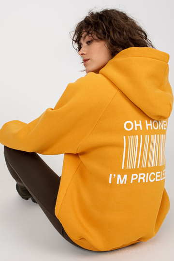 Tamsiai geltonas megztinis... 2