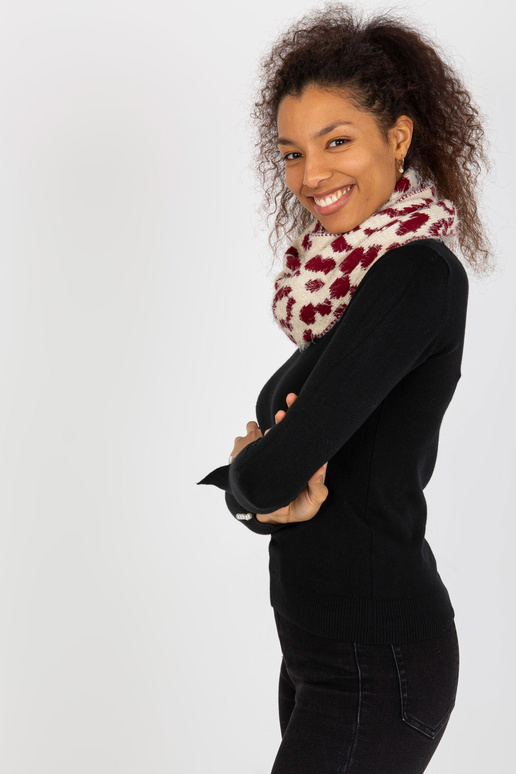 Šviesiai smėlio ir bordo spalvos...