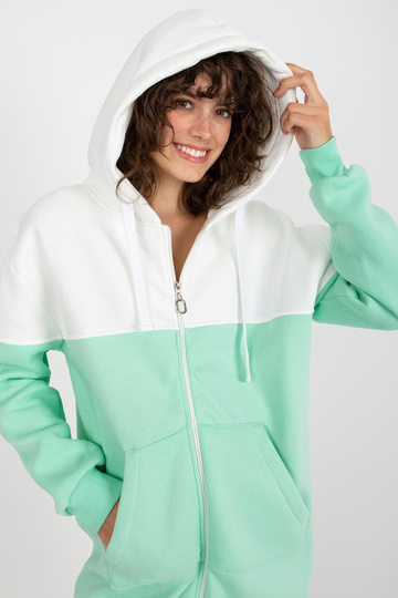 Ecru-mint megztinis bazinis...