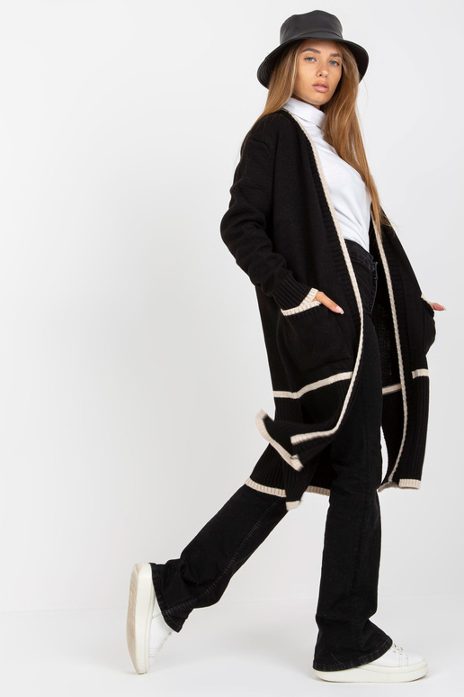 Juodas ir smėlio spalvos ilgas...