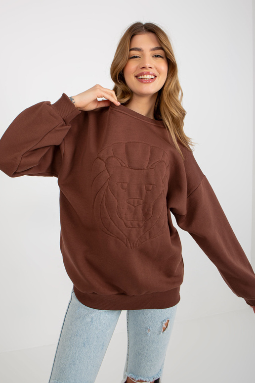 Rudas megztinis be gobtuvo su... Rudas megztinis be gobtuvo su...