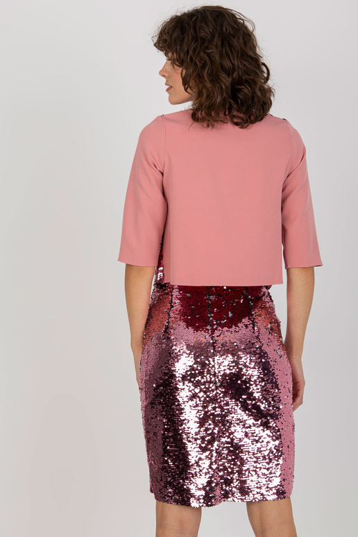 Nešvarios rožinės spalvos blizgučiais...