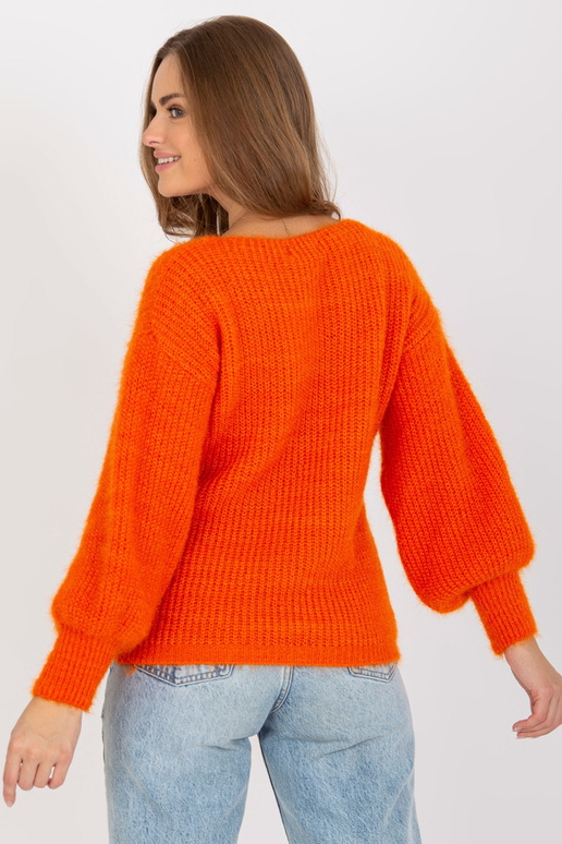 Oranžinis pūkuotas klasikinis...