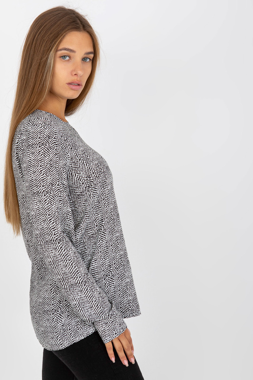 Juoda moteriška viskozės palaidinė su...