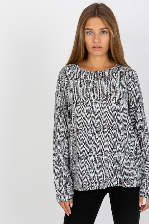 Juoda moteriška viskozės palaidinė su...