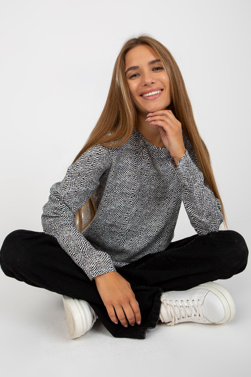 Juoda moteriška viskozės palaidinė su...