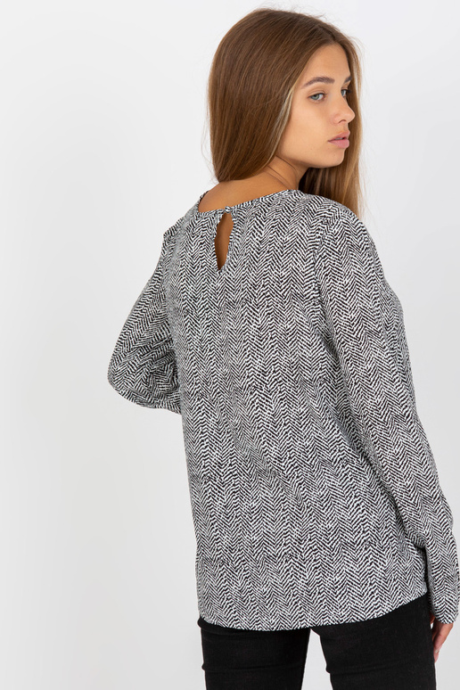 Juoda moteriška viskozės palaidinė su...