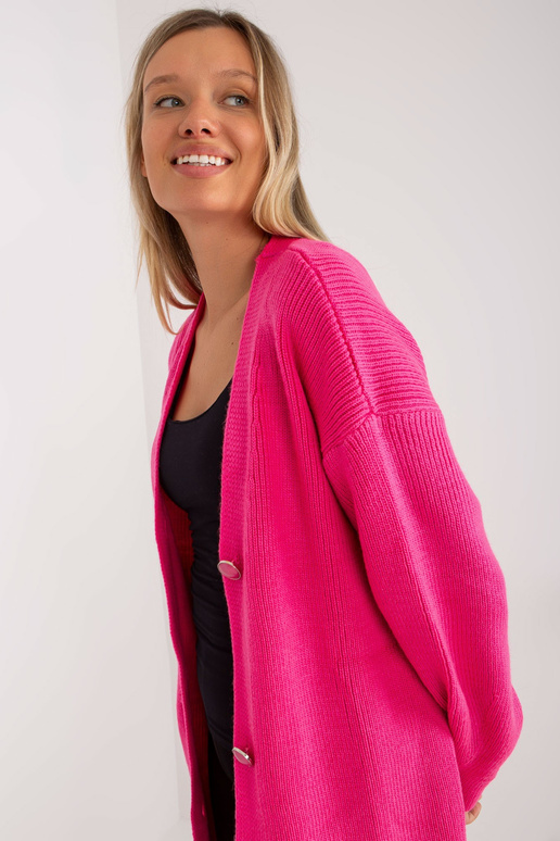 Fluo rožinis megztinis su...