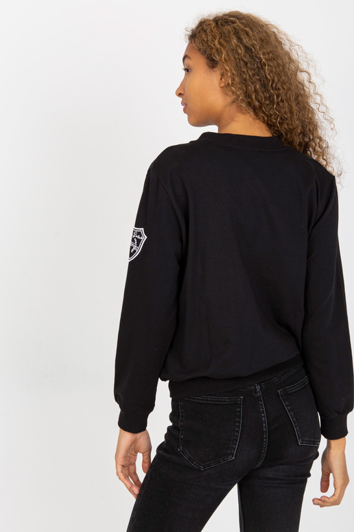 Juodas dygsniuotas bomber megztinis... Juodas dygsniuotas bomber megztinis...