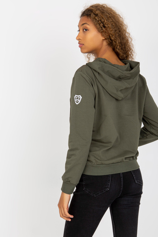 Chaki spalvos dygsniuotas bomber...