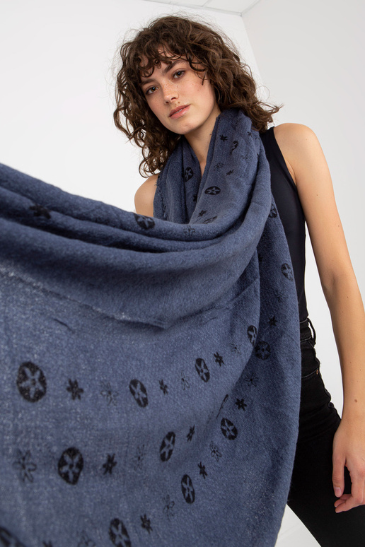 Chustka AT-CH-23502-1.51 TAMSIAI MĖLYNA