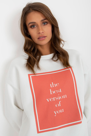 Ecru paminkštintas oversize...