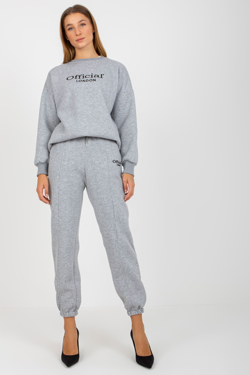 Pilkos spalvos dviejų dalių megztinių...