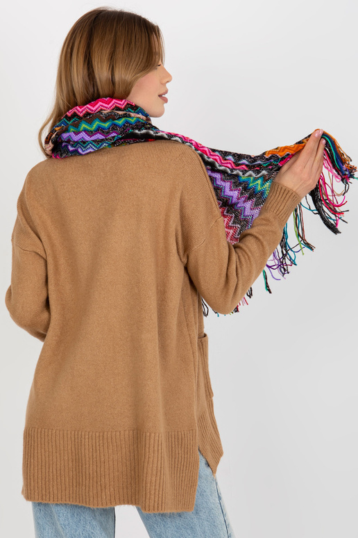 Spalvingų raštų moteriškas šalikas su...