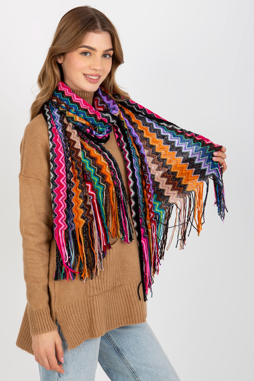 Spalvingų raštų moteriškas šalikas su...