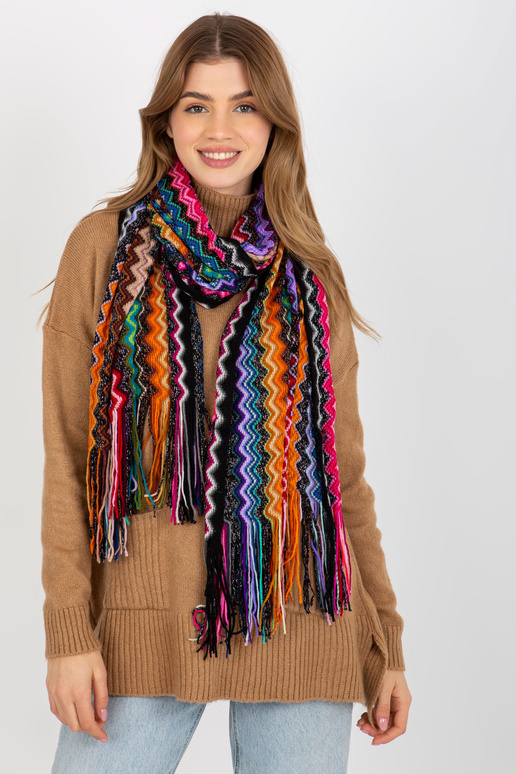 Spalvingų raštų moteriškas šalikas su...