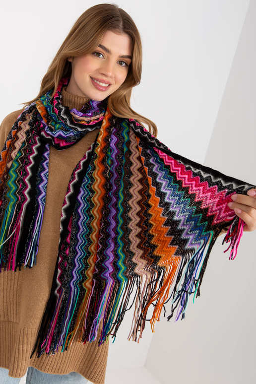 Spalvingų raštų moteriškas šalikas su...