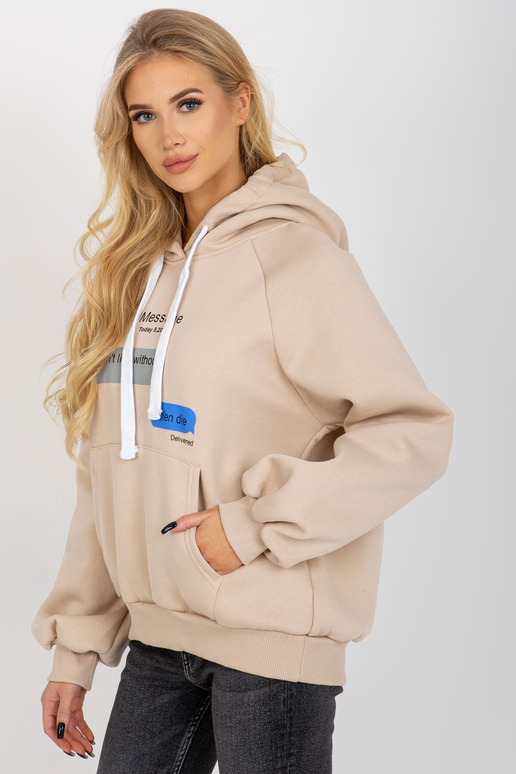 Smėlio spalvos megztiniai su dideliu...